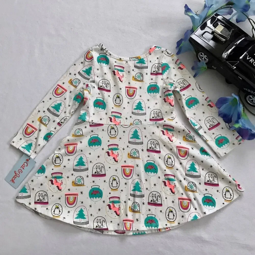 Cat & Jack NWT Long Sleeves Dress Girls 2T